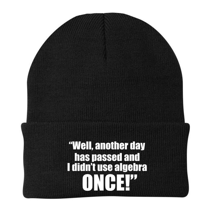 Didn't Use Algebra Today Math Irrelevance Funny Beanie