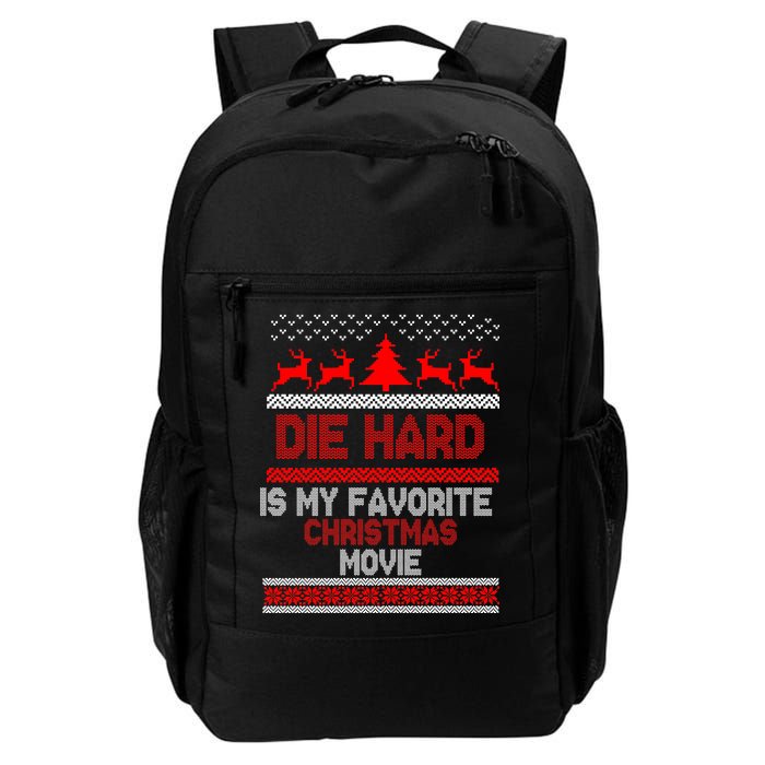 Die Hard Is My Favorite Movie Ugly Christmas Daily Commute Backpack