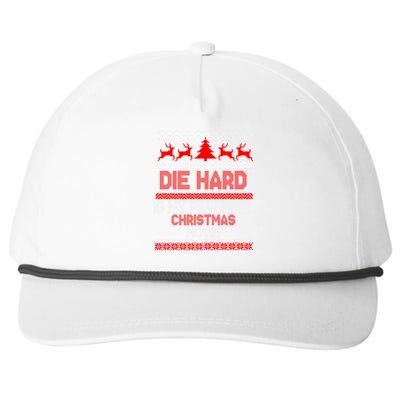 Die Hard Is My Favorite Movie Ugly Christmas Snapback Five-Panel Rope Hat