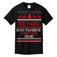 Die Hard Is My Favorite Movie Ugly Christmas Kids T-Shirt