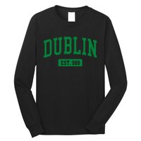 Dublin Ireland Est. 988 Irish Vintage Long Sleeve Shirt