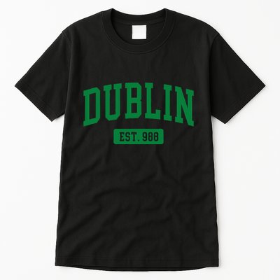 Dublin Ireland Est. 988 Irish Vintage Tall T-Shirt