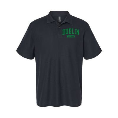 Dublin Ireland Est. 988 Irish Vintage Softstyle Adult Sport Polo