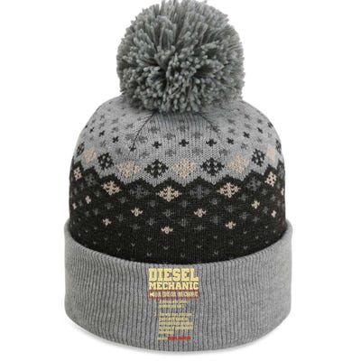 Diesel Mechanic The Baniff Cuffed Pom Beanie