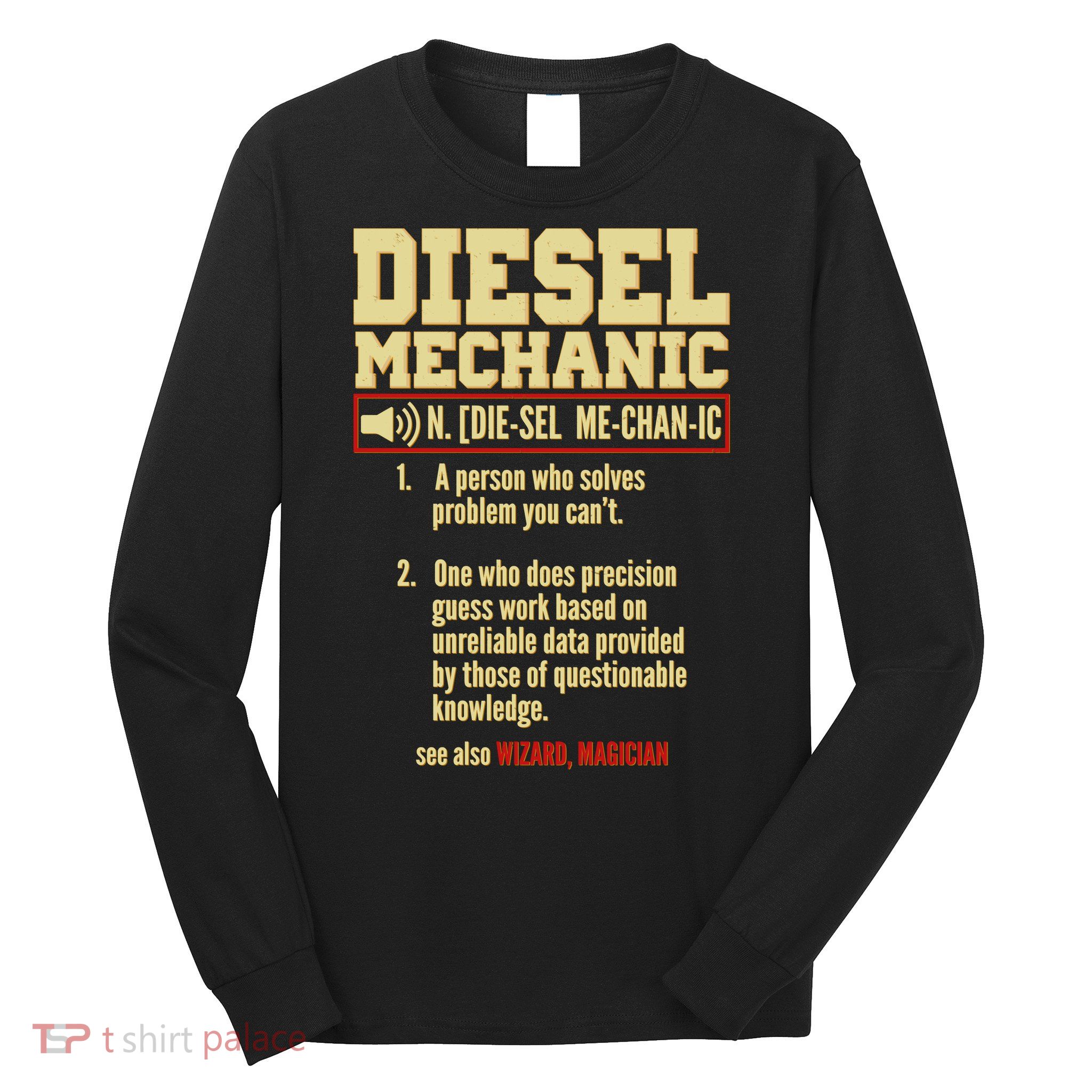 Diesel Mechanic Long Sleeve Shirt
