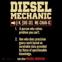 Diesel Mechanic Button