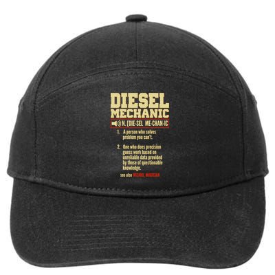 Diesel Mechanic 7-Panel Snapback Hat