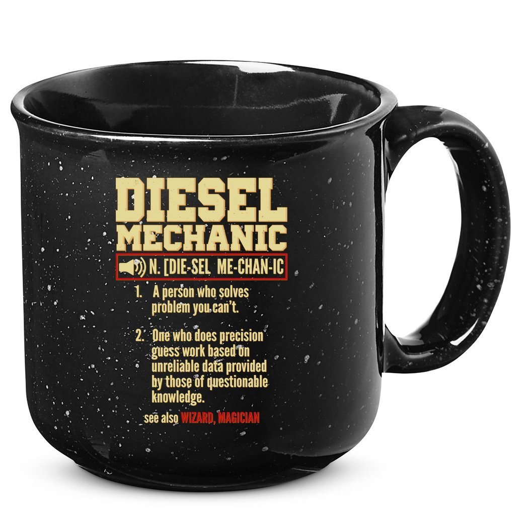 Diesel Mechanic 15oz Campfire Ceramic Mug