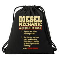 Diesel Mechanic Drawstring Bag