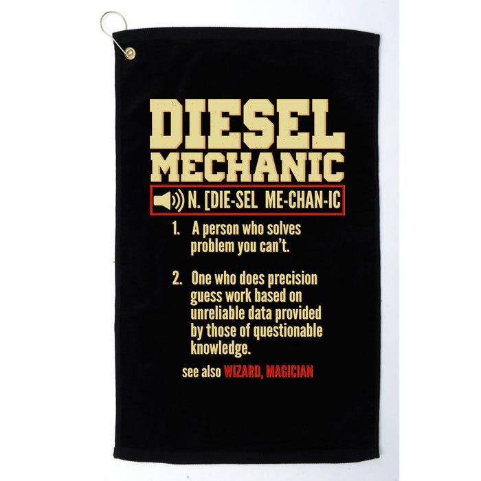 Diesel Mechanic Golf Towel