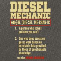 Diesel Mechanic Cotton Canvas Backpack