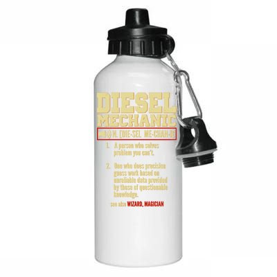 Diesel Mechanic Aluminum Water Bottle