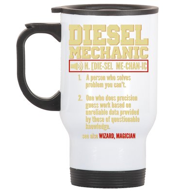 Diesel Mechanic Stainless Steel Travel Mug