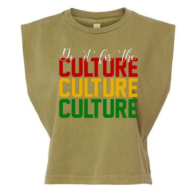 Do It For The Culture African American Pride Garment-Dyed Women's Muscle Tee