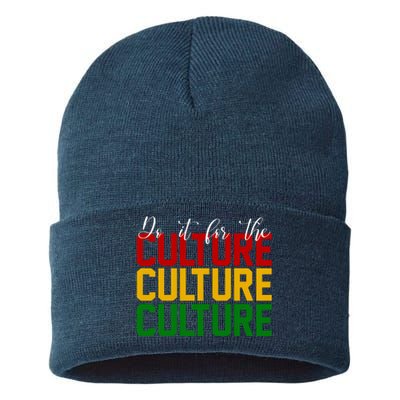 Do It For The Culture African American Pride Sustainable Knit Beanie