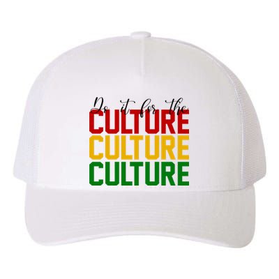 Do It For The Culture African American Pride Yupoong Adult 5-Panel Trucker Hat