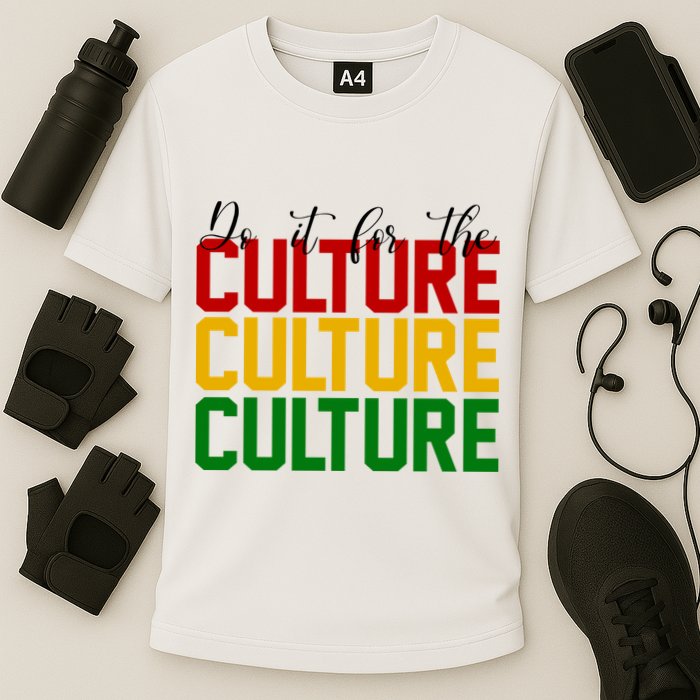 Do It For The Culture African American Pride Cooling Performance Crew T-Shirt