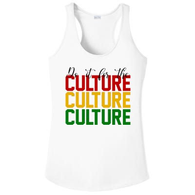 Do It For The Culture African American Pride Ladies PosiCharge Competitor Racerback Tank