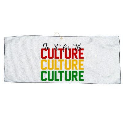 Do It For The Culture African American Pride Large Microfiber Waffle Golf Towel