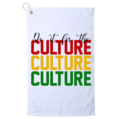 Do It For The Culture African American Pride Golf Towel