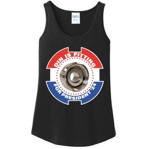 Din Is Fitting For President 24 Ladies Essential Tank