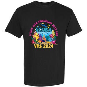 Diving Into Friendship With God Beach Scuba Vbs 2024 Garment-Dyed Heavyweight T-Shirt