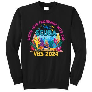 Diving Into Friendship With God Beach Scuba Vbs 2024 Sweatshirt