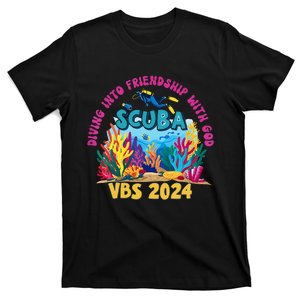 Diving Into Friendship With God Beach Scuba Vbs 2024 T-Shirt