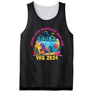 Diving Into Friendship With God Beach Scuba Vbs 2024 Mesh Reversible Basketball Jersey Tank