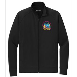 Diving Into Friendship With God Beach Scuba Vbs 2024 Stretch Full-Zip Cadet Jacket