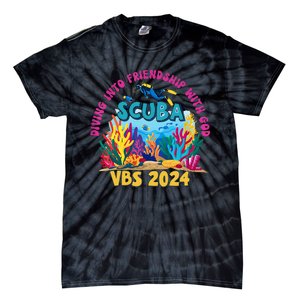 Diving Into Friendship With God Beach Scuba Vbs 2024 Tie-Dye T-Shirt