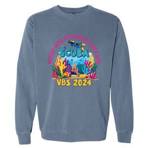 Diving Into Friendship With God Beach Scuba Vbs 2024 Garment-Dyed Sweatshirt