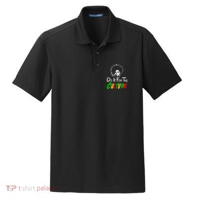 Do It For The Culture Junenth Afro Queen Black History Gift Dry Zone Grid Polo