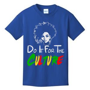 Do It For The Culture Junenth Afro Queen Black History Gift Kids T-Shirt