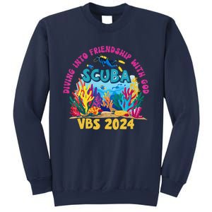 Diving Into Friendship With God Beach Scuba Vbs 2024 Sweatshirt