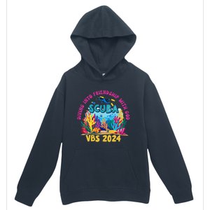 Diving Into Friendship With God Beach Scuba Vbs 2024 Urban Pullover Hoodie