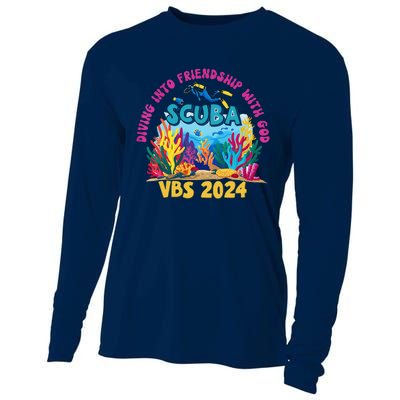 Diving Into Friendship With God Beach Scuba Vbs 2024 Cooling Performance Long Sleeve Crew