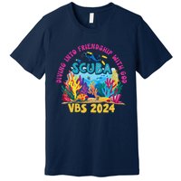 Diving Into Friendship With God Beach Scuba Vbs 2024 Premium T-Shirt