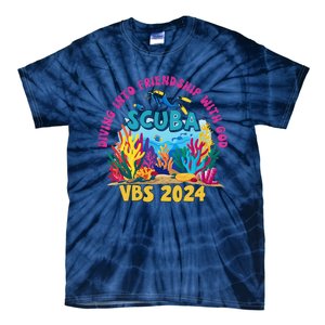 Diving Into Friendship With God Beach Scuba Vbs 2024 Tie-Dye T-Shirt