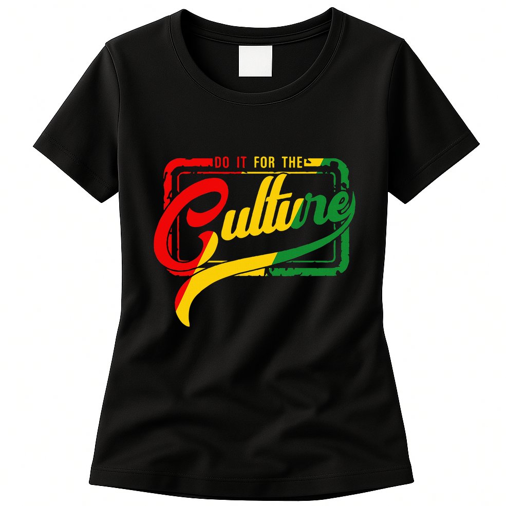 Do It For The Culture Black History Junteenth Freeish 1865 Womens T-Shirt