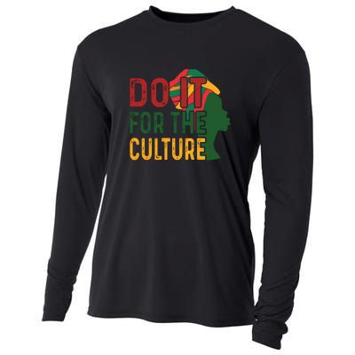 Do It For The Culture African American Black Pride Cooling Performance Long Sleeve Crew