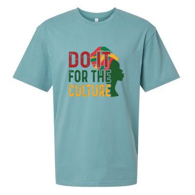 Do It For The Culture African American Black Pride Sueded Cloud Jersey T-Shirt