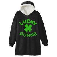 Dunne Irish Family Saint Patrick's Day Irish Dunne Hooded Wearable Blanket