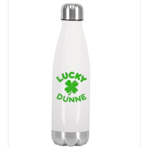 Dunne Irish Family Saint Patrick's Day Irish Dunne Stainless Steel Insulated Water Bottle