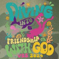 Diving Into Friendship With God Scuba Vbs 2024 Christian Legacy Tie Dye Trucker Hat