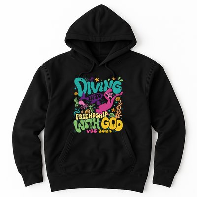 Diving Into Friendship With God Scuba Vbs 2024 Christian Hoodie
