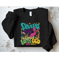 Diving Into Friendship With God Scuba Vbs 2024 Christian Sweatshirt