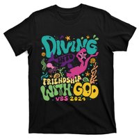 Diving Into Friendship With God Scuba Vbs 2024 Christian T-Shirt