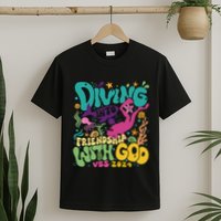 Diving Into Friendship With God Scuba Vbs 2024 Christian T-Shirt