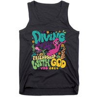 Diving Into Friendship With God Scuba Vbs 2024 Christian Tank Top